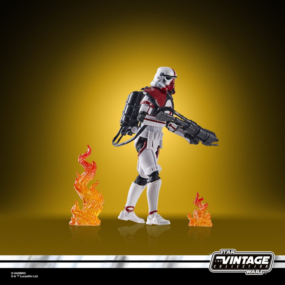 Star Wars Vintage Collection Incinerator Trooper & Grogu 9.5cm – Hasbro by LAB7 Malta, Europe