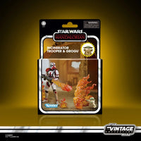 Star Wars Vintage Collection Incinerator Trooper & Grogu 9.5cm – Hasbro by LAB7 Malta, Europe