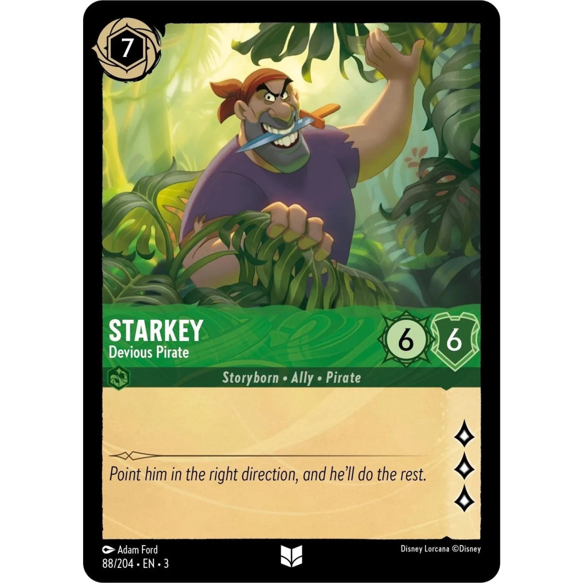 Starkey - Devious Pirate (88/204) (Into the Inklands) in Malta | LAB7