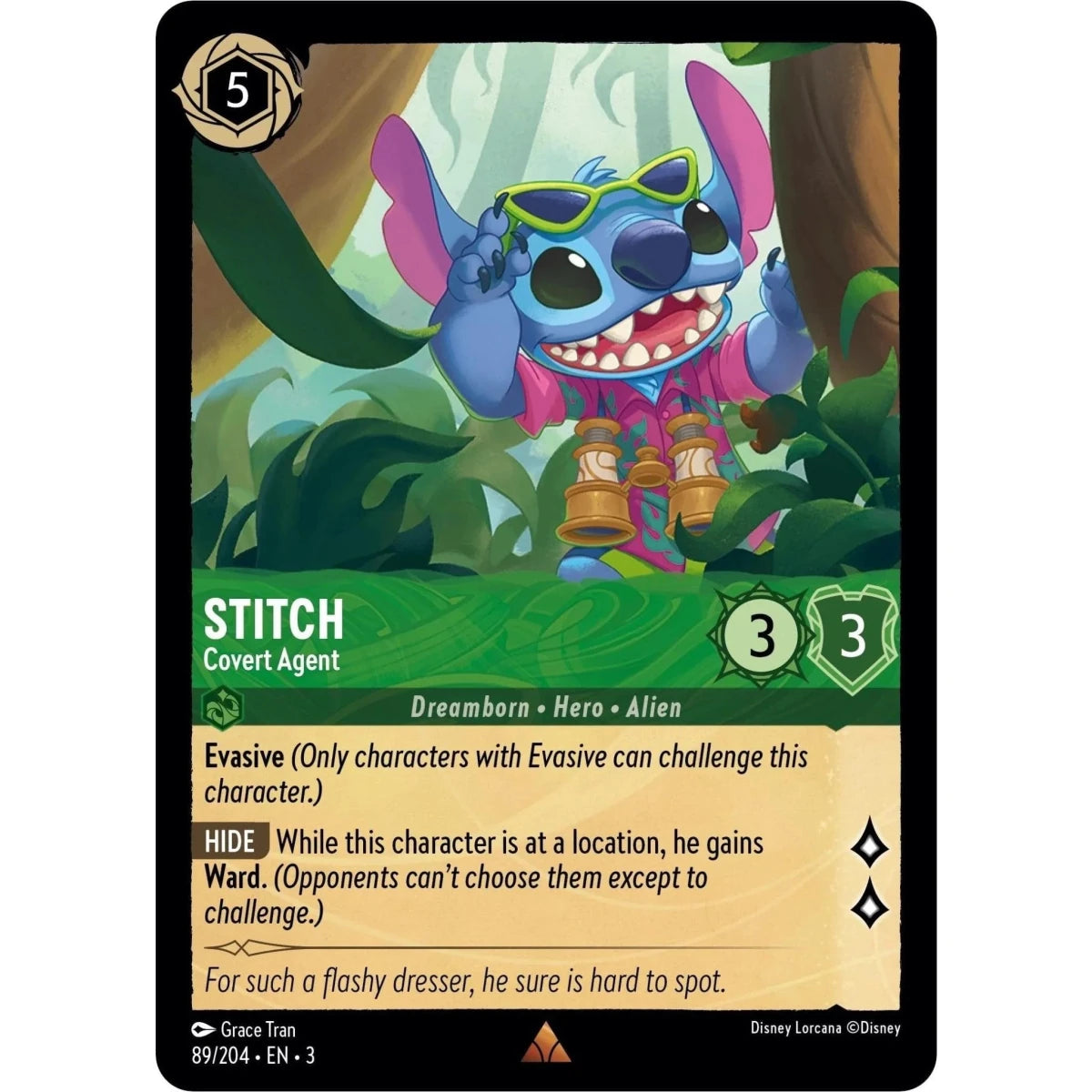 Stitch - Covert Agent (89/204) (Into the Inklands) in Malta | LAB7