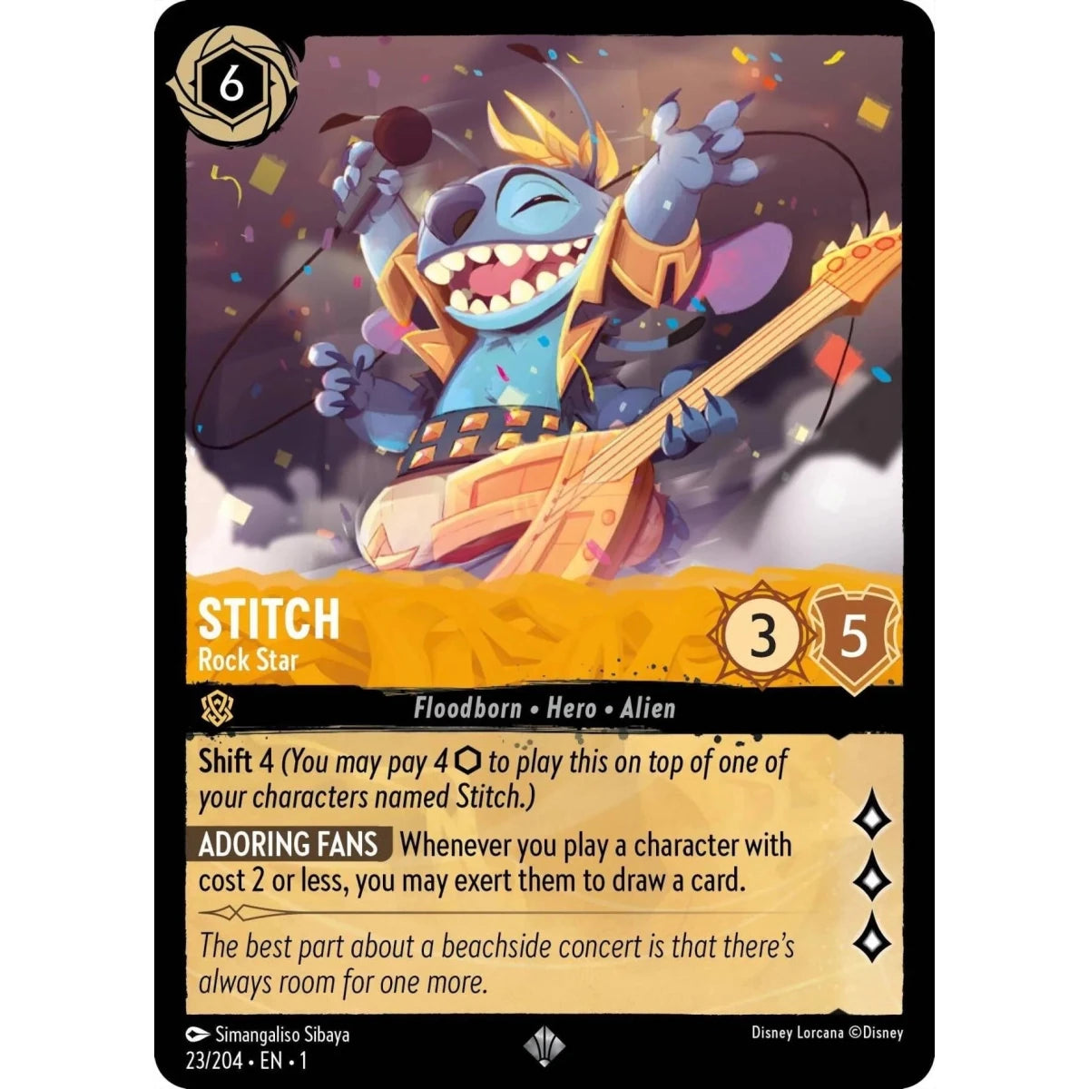 Stitch - Rock Star (23/204) (The First Chapter) in Malta | LAB7