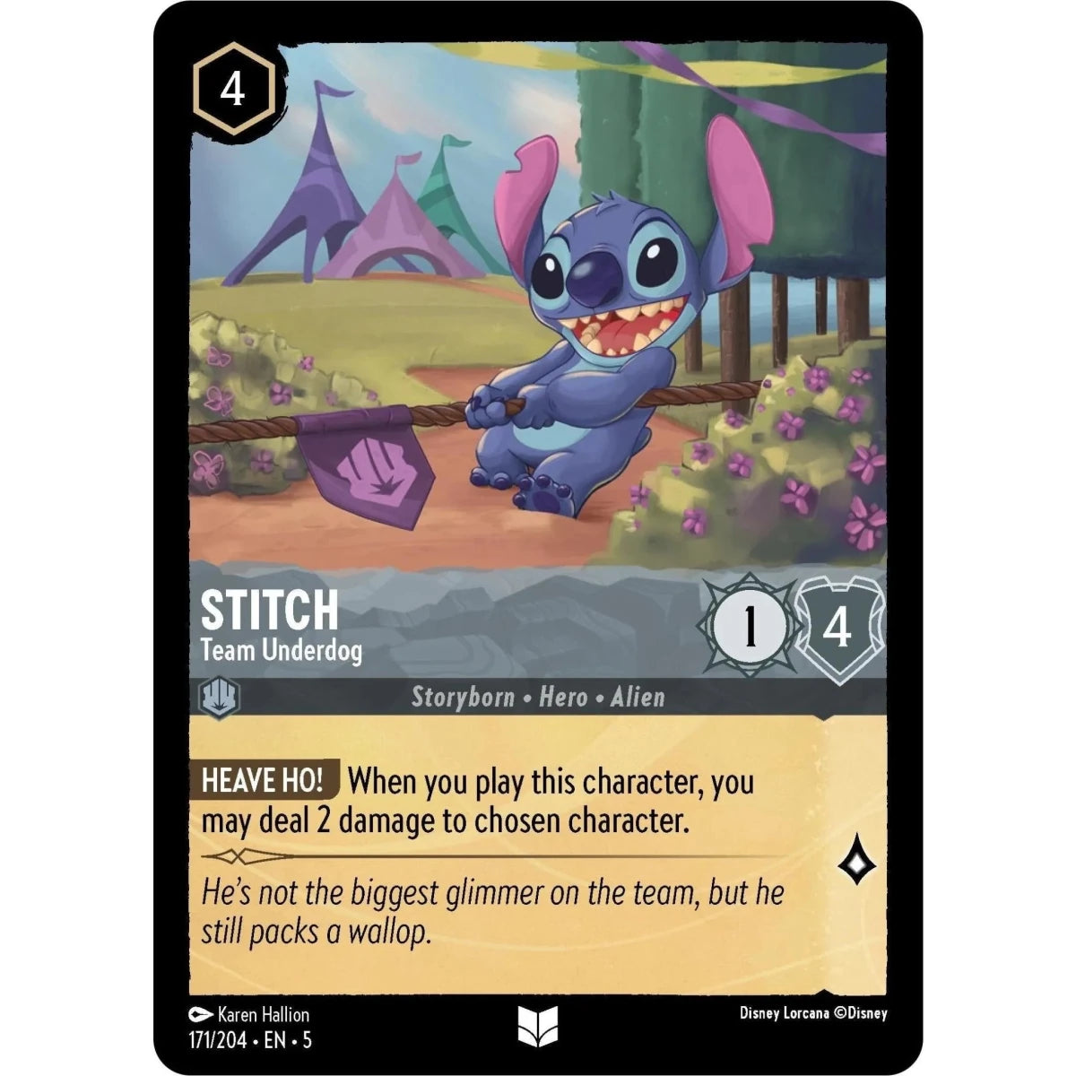 Stitch - Team Underdog (171/204) (Shimmering Skies) in Malta | LAB7