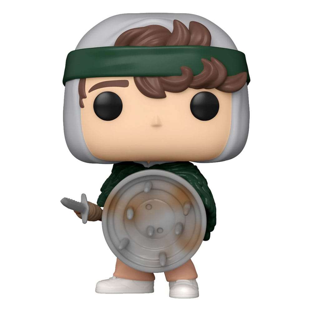 Stranger Things POP! TV Vinyl Figure Hunter Dustin with Shield by LAB7 Malta, Europe
