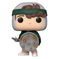 Stranger Things POP! TV Vinyl Figure Hunter Dustin with Shield by LAB7 Malta, Europe