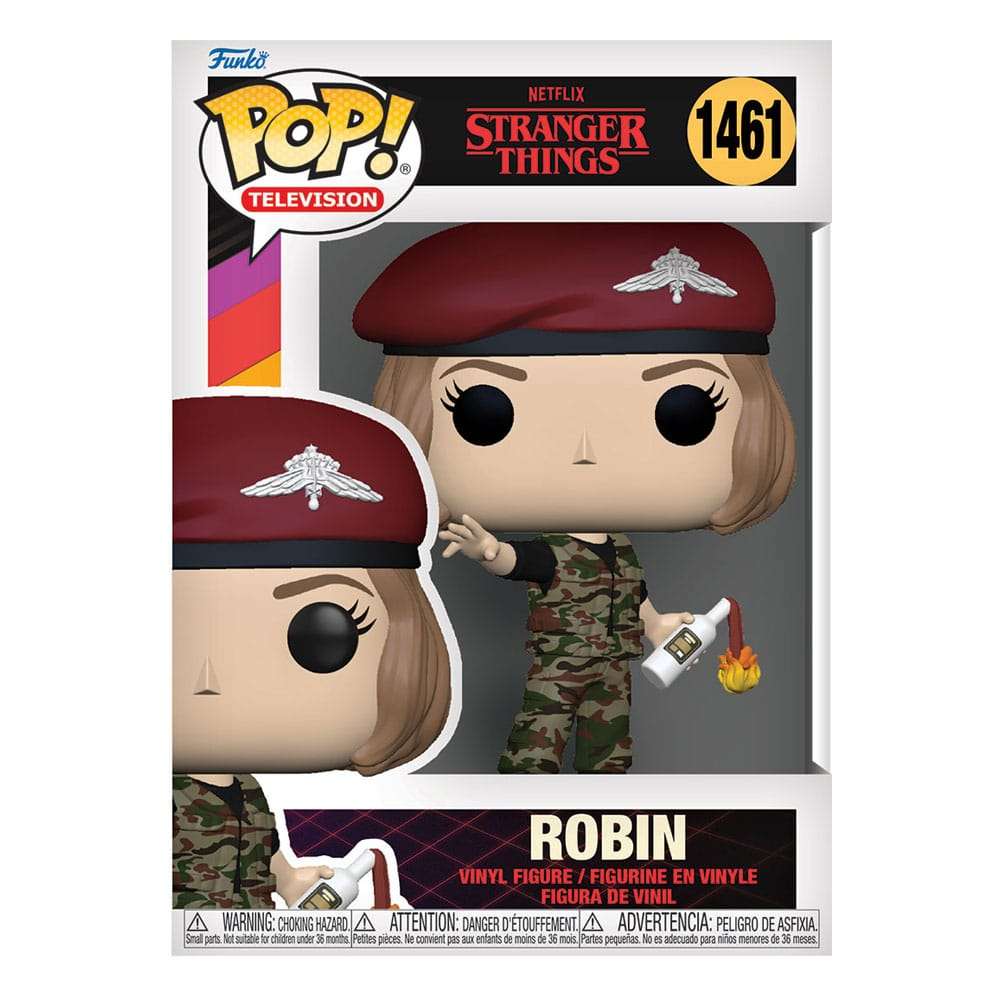 Stranger Things POP! TV Vinyl Figure Hunter Robin with Cocktail by LAB7 Malta, Europe