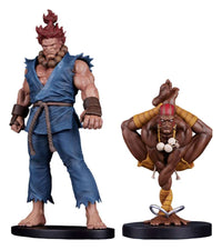Street Fighter PVC Statues 1/10 Akuma & Dhalsim 21 cm by LAB7 Malta, Europe