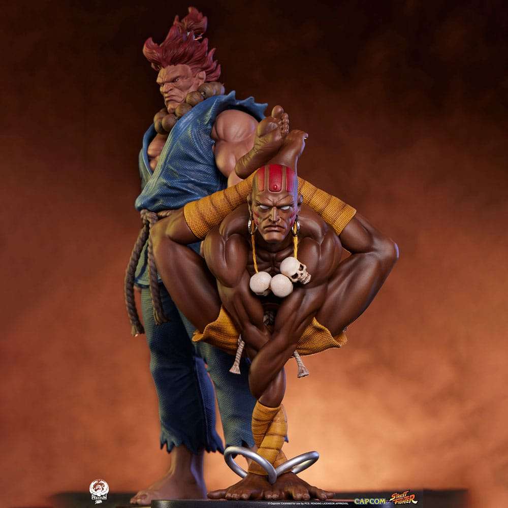 Street Fighter PVC Statues 1/10 Akuma & Dhalsim 21 cm by LAB7 Malta, Europe