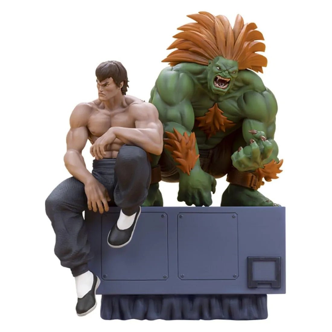 Street Fighter PVC Statues 1/10 Blanka & Fei Long 21 cm in Malta | LAB7