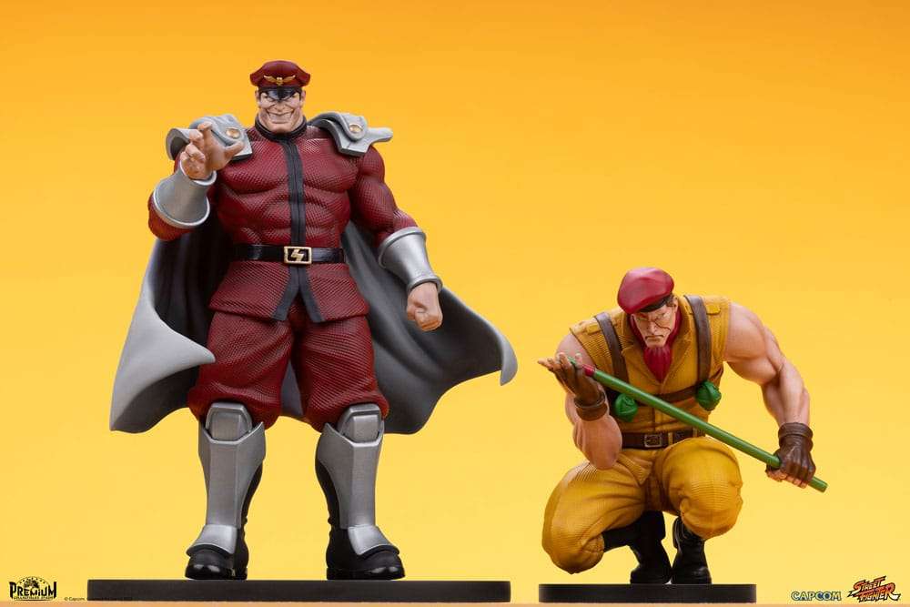 Street Fighter PVC Statues 1/10 M. Bison & Rolento 21 cm by LAB7 Malta, Europe