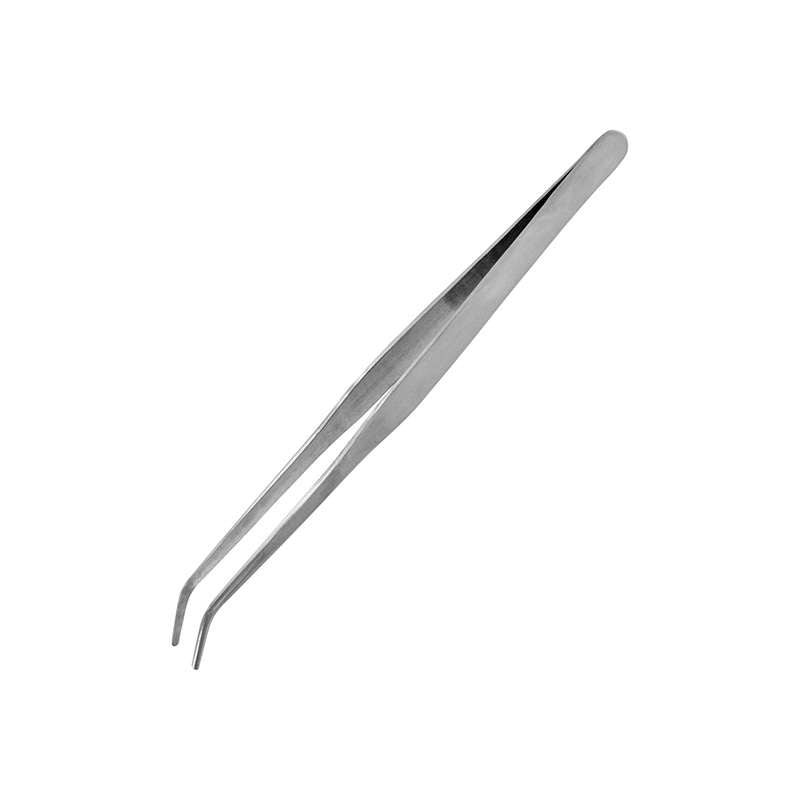 Strong Curved Stain Steel Tweezers 175mm in Malta | LAB7