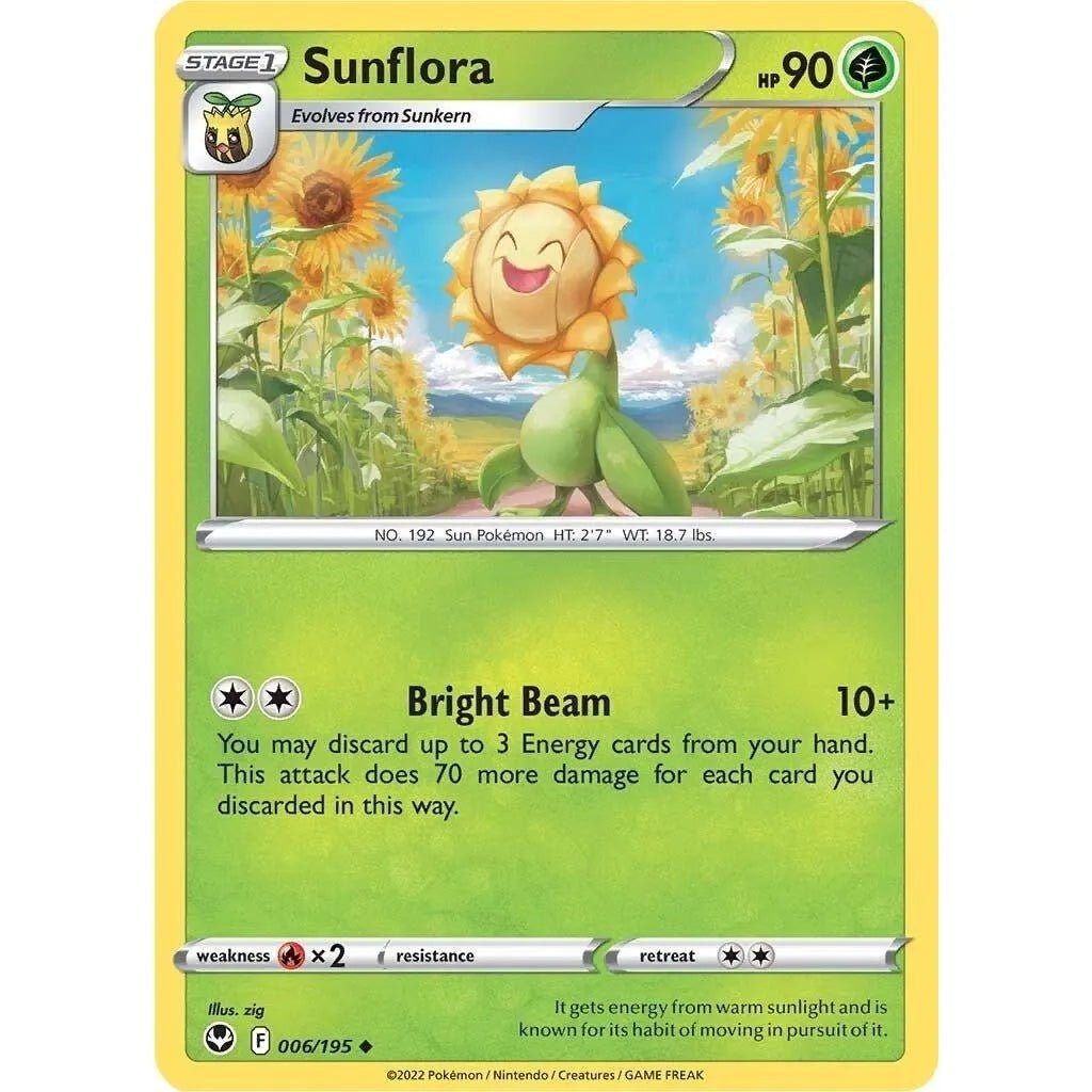 Sunflora (006/195) (SWSH12: Silver Tempest) in Malta | LAB7