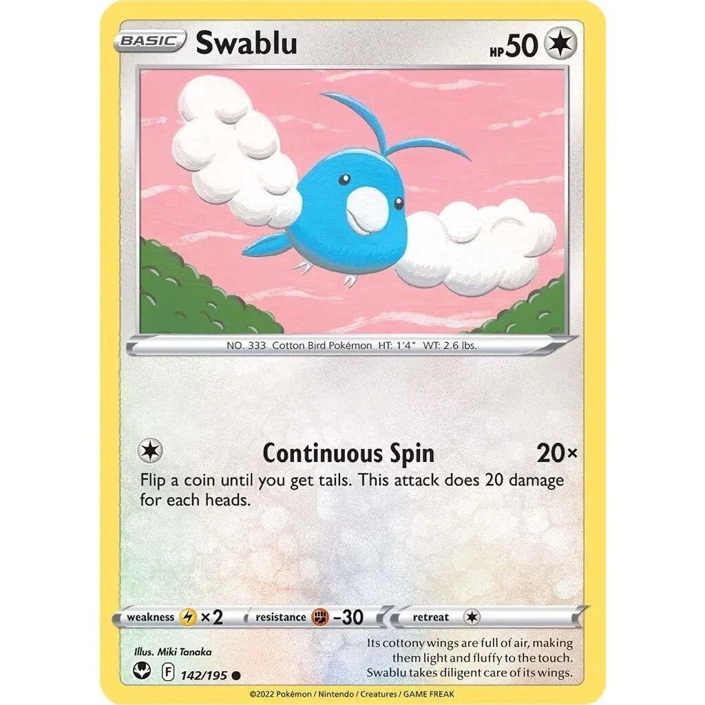 Swablu (142/195) (SWSH12: Silver Tempest) in Malta | LAB7