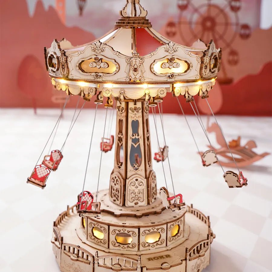 Swing Ride DIY Music Box 3D Puzzle | 289 Pieces in Malta | LAB7