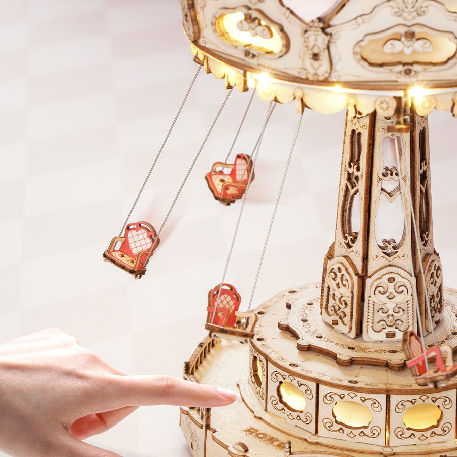 Swing Ride DIY Music Box 3D Puzzle | 289 Pieces by LAB7 Malta, Europe
