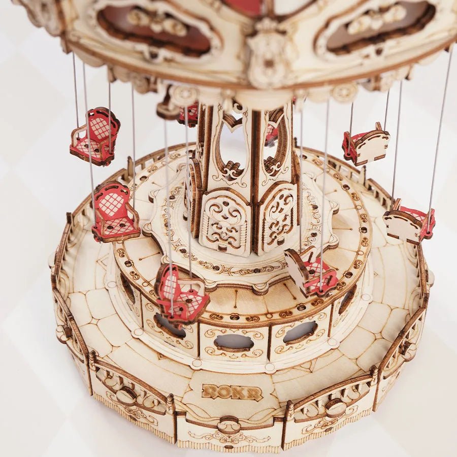 Swing Ride DIY Music Box 3D Puzzle | 289 Pieces by LAB7 Malta, Europe