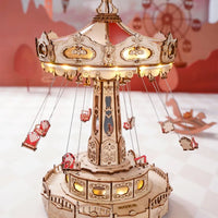 Swing Ride DIY Music Box 3D Puzzle | 289 Pieces by LAB7 Malta, Europe