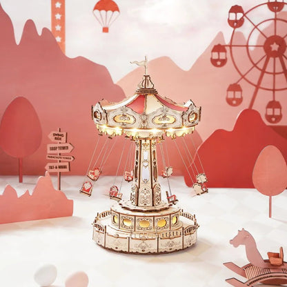 ROKR - Swing Ride DIY Music Box 3D Puzzle | 289 Pieces