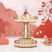 Swing Ride DIY Music Box 3D Puzzle | 289 Pieces by LAB7 Malta, Europe