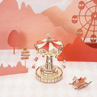 Swing Ride DIY Music Box 3D Puzzle | 289 Pieces by LAB7 Malta, Europe