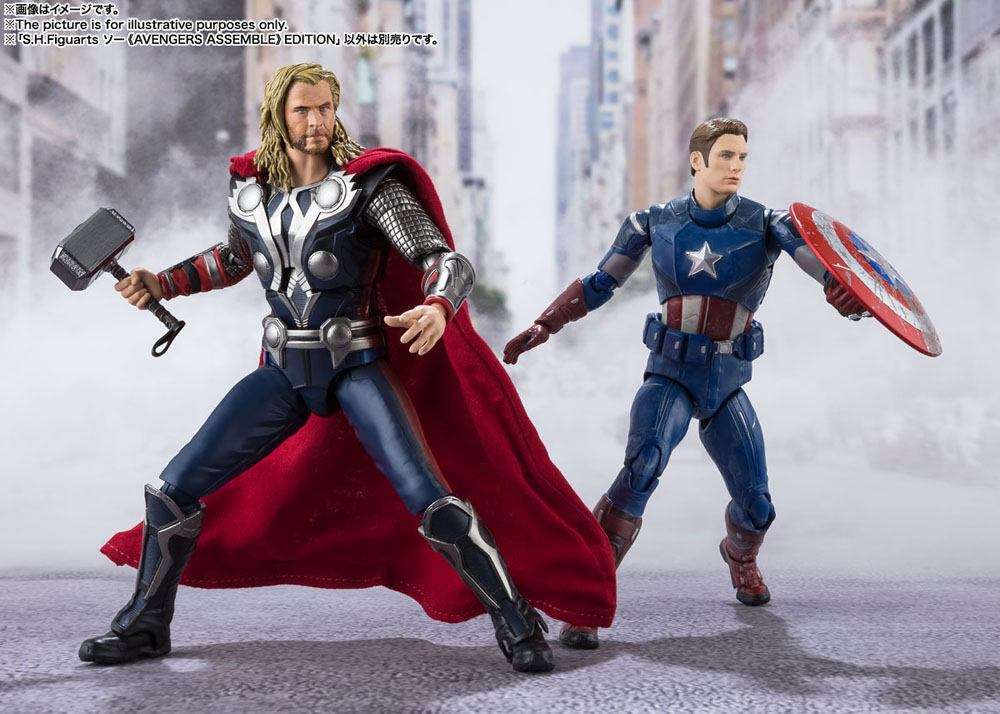 Tamashii Nations Avengers S.H. Figuarts Action Figure Captain America (Avengers Assemble Edition) 15 cm in Malta | LAB7