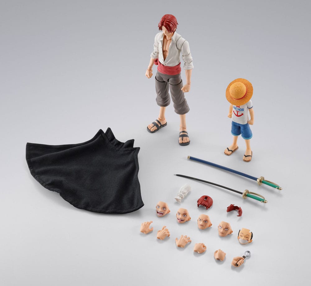Tamashii Nations One Piece Shanks & Child Luffy S.H.Figuarts 2 - Pack by LAB7 Malta, Europe