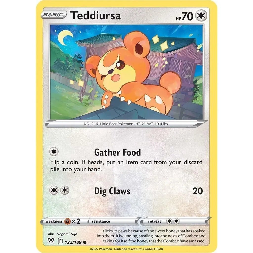 Teddiursa (122/189) (SWSH10: Astral Radiance) in Malta | LAB7