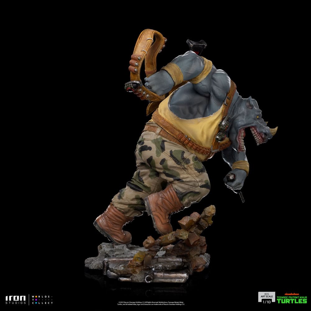 Teenage Mutant Ninja Turtles BDS Art Scale Statue 1/10 Rocksteady by LAB7 Malta, Europe