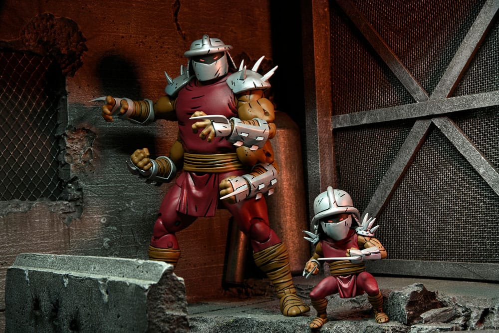 Teenage Mutant Ninja Turtles (Mirage Comics) Action Figure Shredder Clone & Mini Shredder (Deluxe) 18 cm by LAB7 Malta Europe