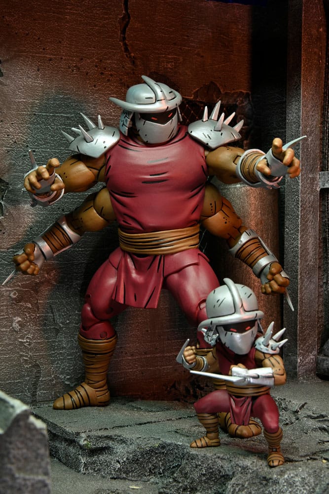 Teenage Mutant Ninja Turtles (Mirage Comics) Action Figure Shredder Clone & Mini Shredder (Deluxe) 18 cm by LAB7 Malta Europe