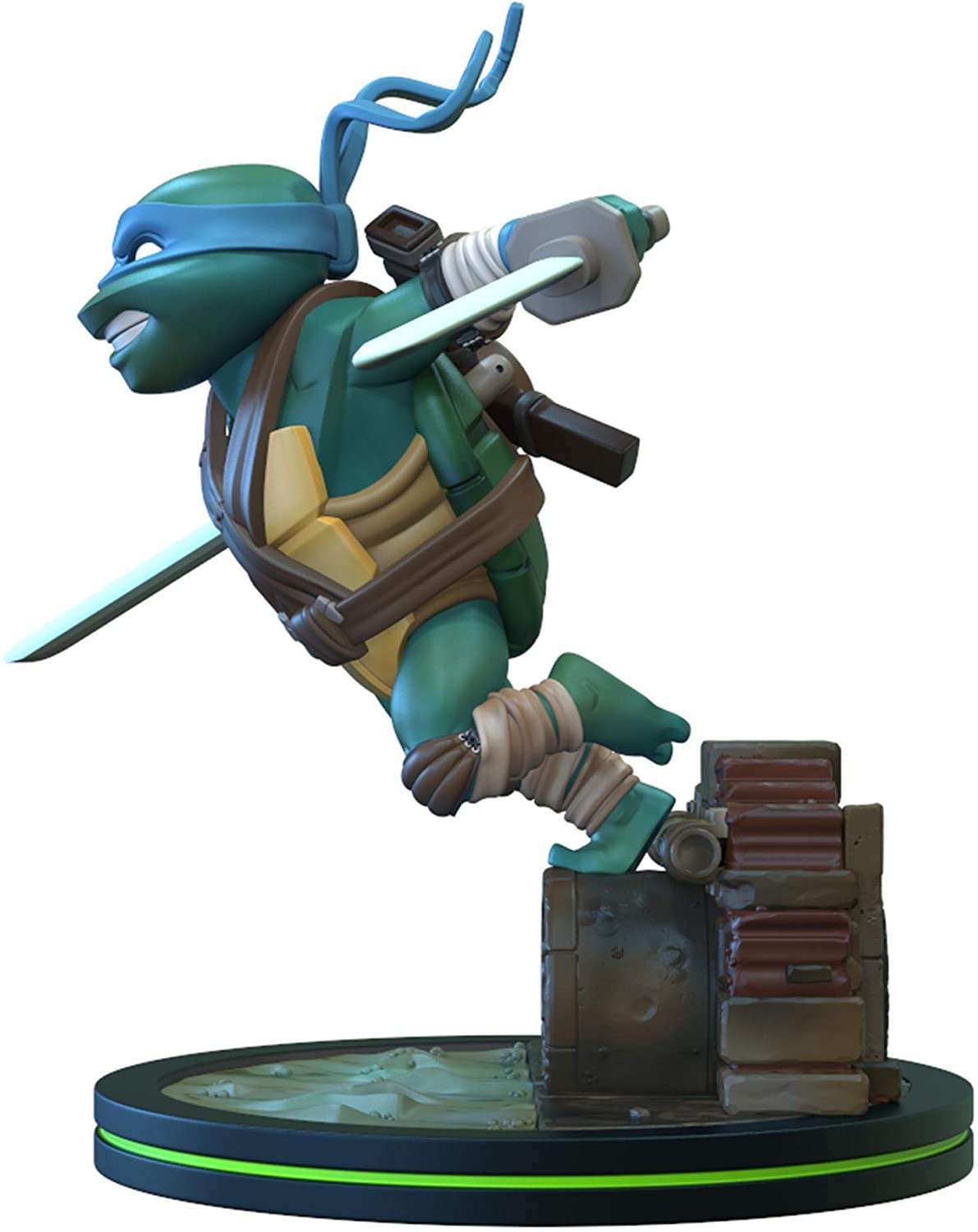 Teenage Mutant Ninja Turtles Q - Fig Figure Leonardo 13 cm by LAB7 Malta, Europe