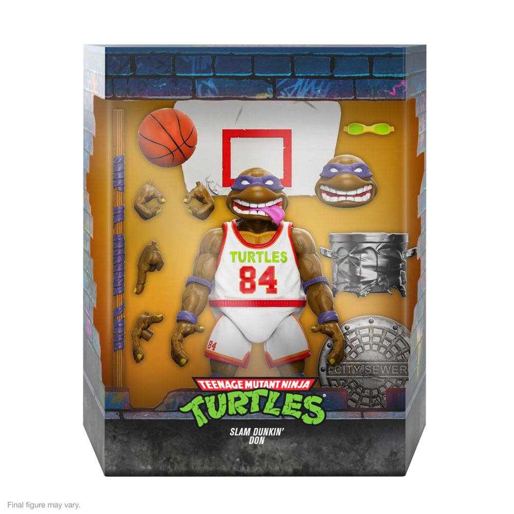 Teenage Mutant Ninja Turtles Ultimates Action Figure Slam Dunkin' Don 18 cm by LAB7 Malta, Europe