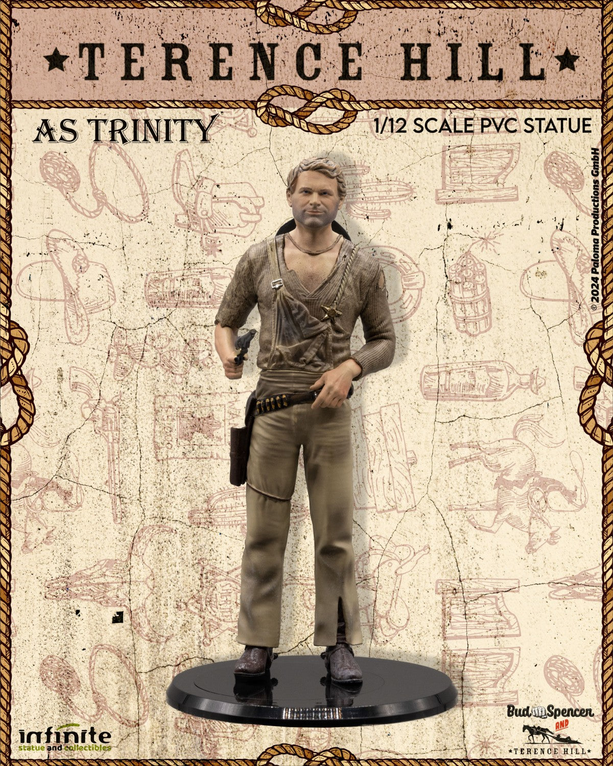 Terence Hill As Trinity 1/12 PVC Statue