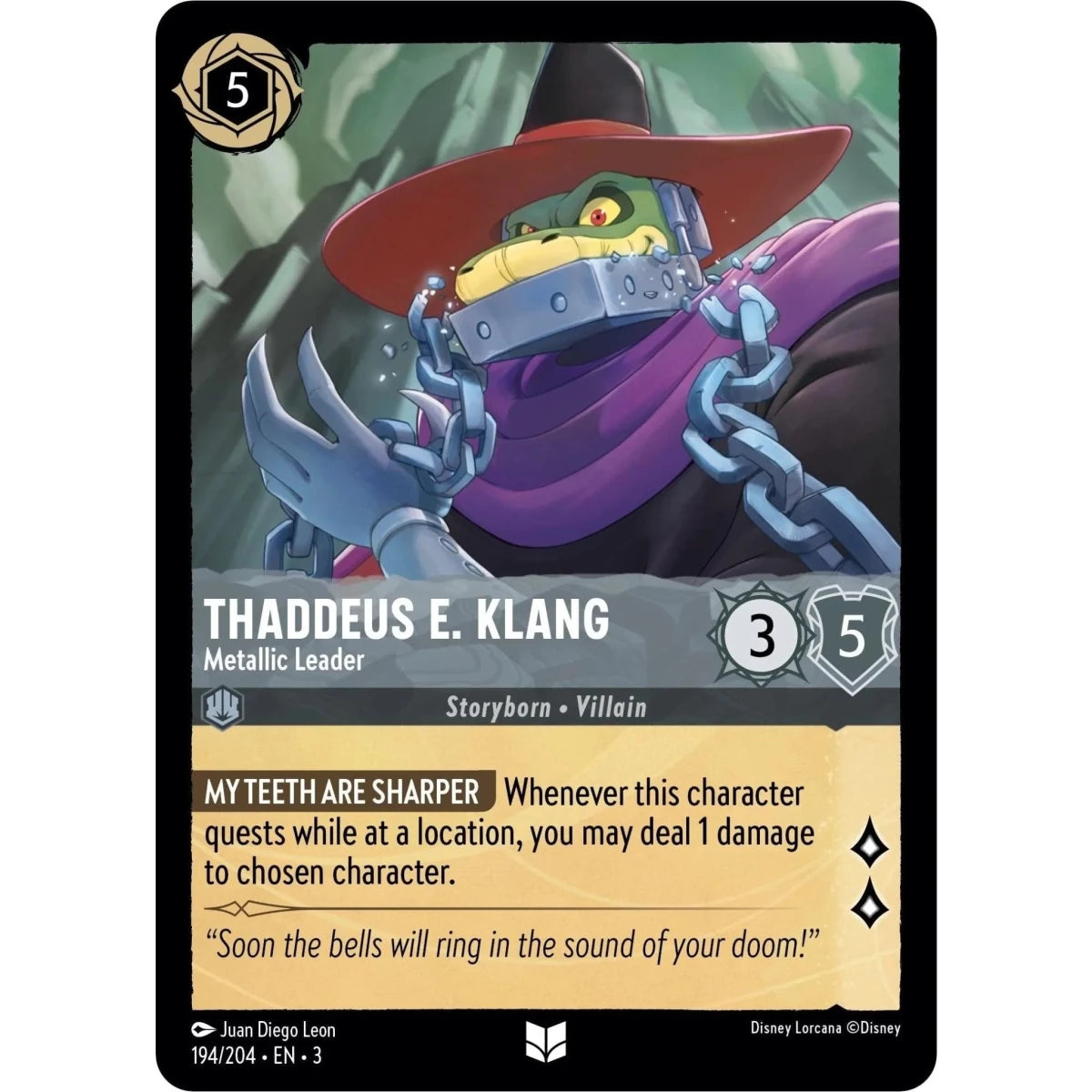 Thaddeus E. Klang - Metallic Leader (194/204) (Into the Inklands) in Malta | LAB7