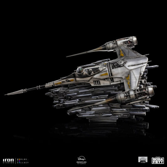 Iron Studios - The Book of Boba Fett Demi Art Scale Statue 1/20 Mando's N - 1 Starfighter