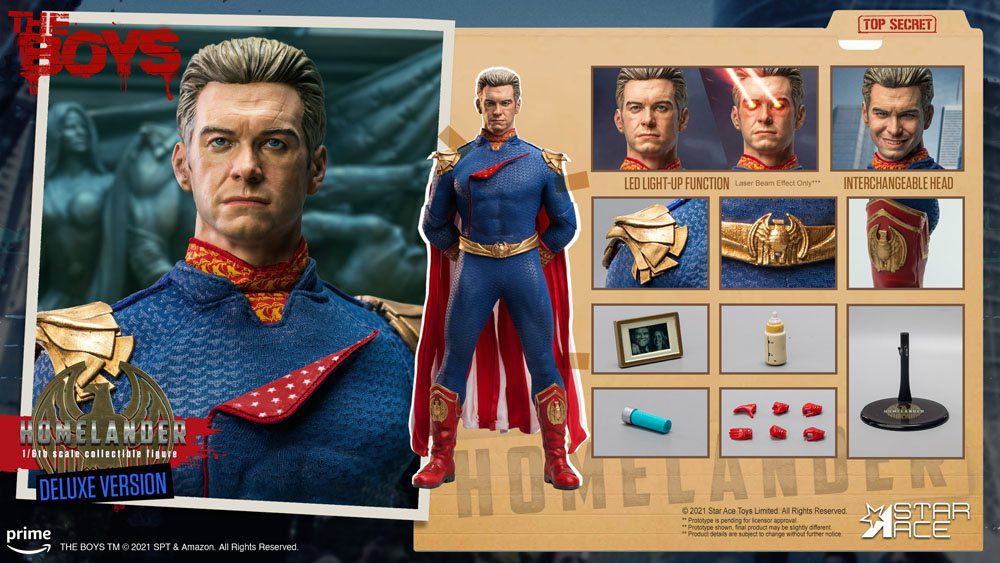 The Boys Action Figure 1/6 Homelander (Deluxe Version) 30 cm by LAB7 Malta, Europe