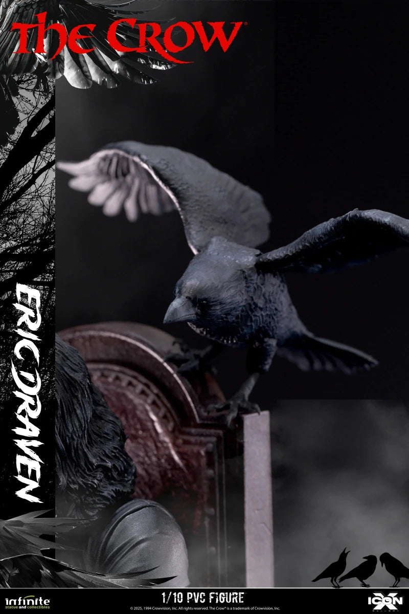 The Crow Eric Draven Icon X 1/10 PVC Figure in Malta | LAB7