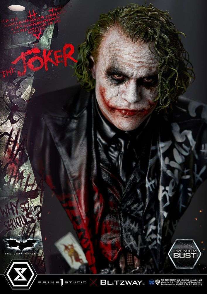 The Dark Knight Premium Bust The Joker 26 cm by LAB7 Malta, Europe