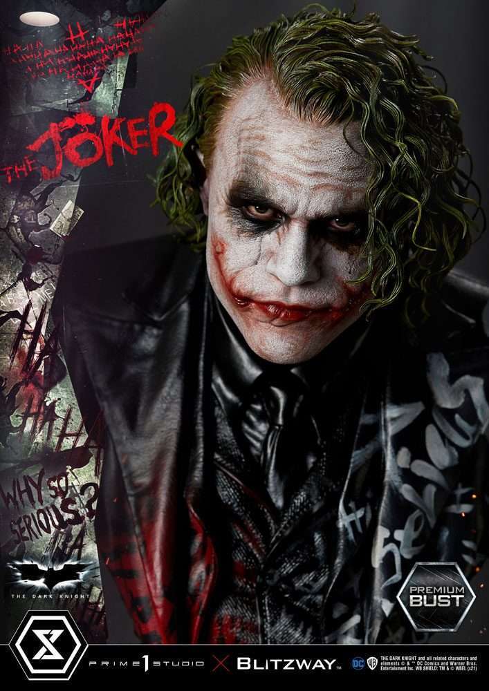 The Dark Knight Premium Bust The Joker 26 cm by LAB7 Malta, Europe