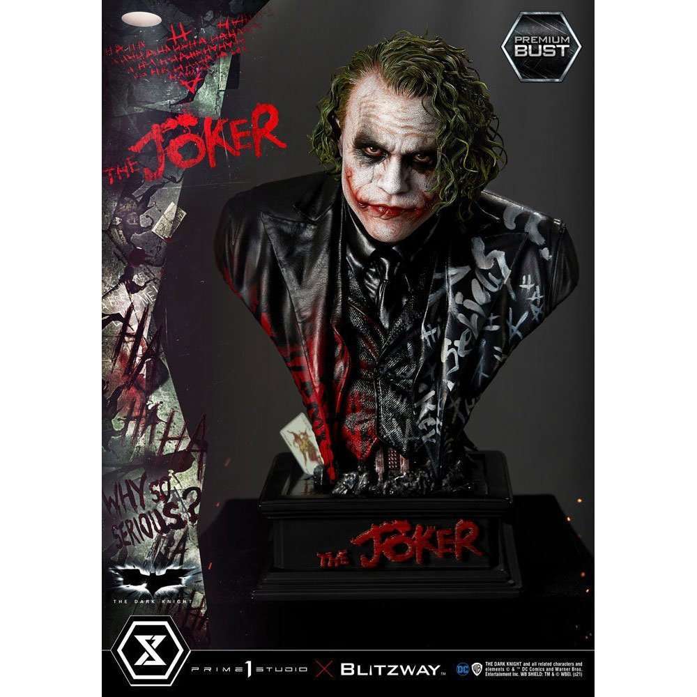 The Dark Knight Premium Bust The Joker 26 cm by LAB7 Malta, Europe