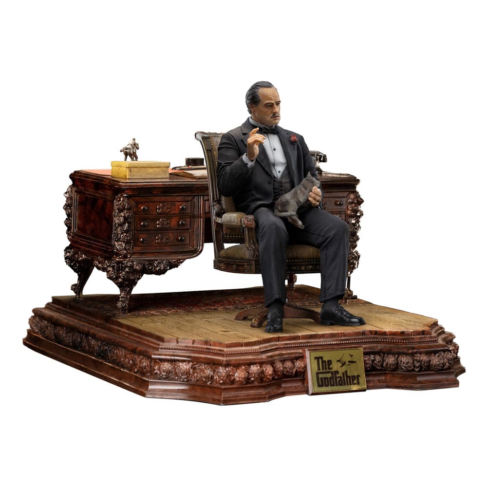 The Godfather Deluxe Art Scale Statue 1/10 Don Vito Corleone 19 cm by LAB7 Malta, Europe