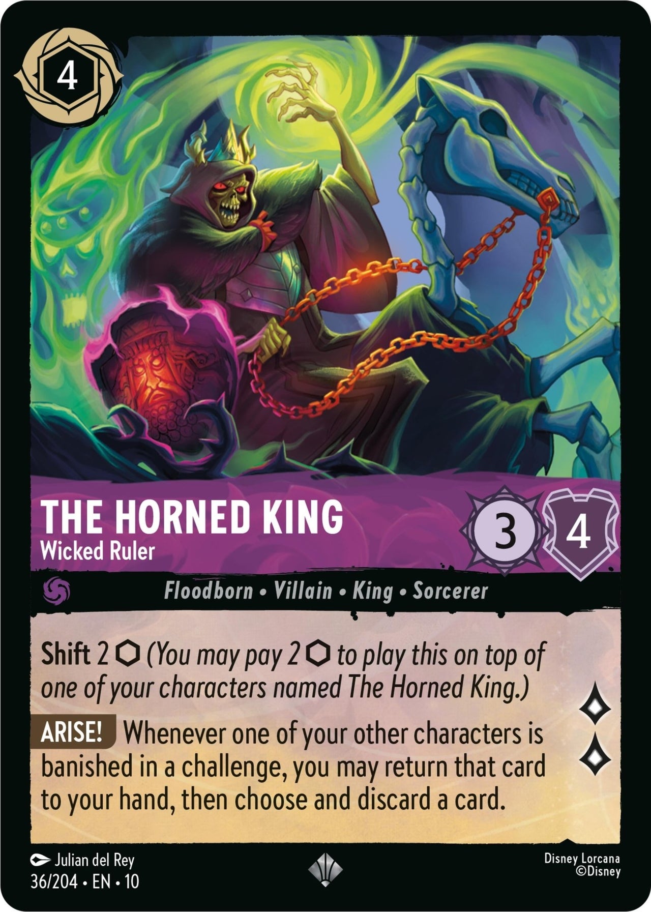 The Horned King - Wicked Ruler (36/204) (Whispers in the Well) in Malta | LAB7