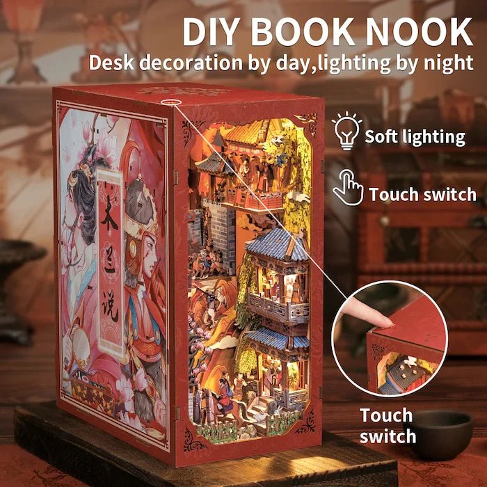 The Legend Of Mulan Book Nook DIY Kit With LED Light by LAB7 Malta, Europe