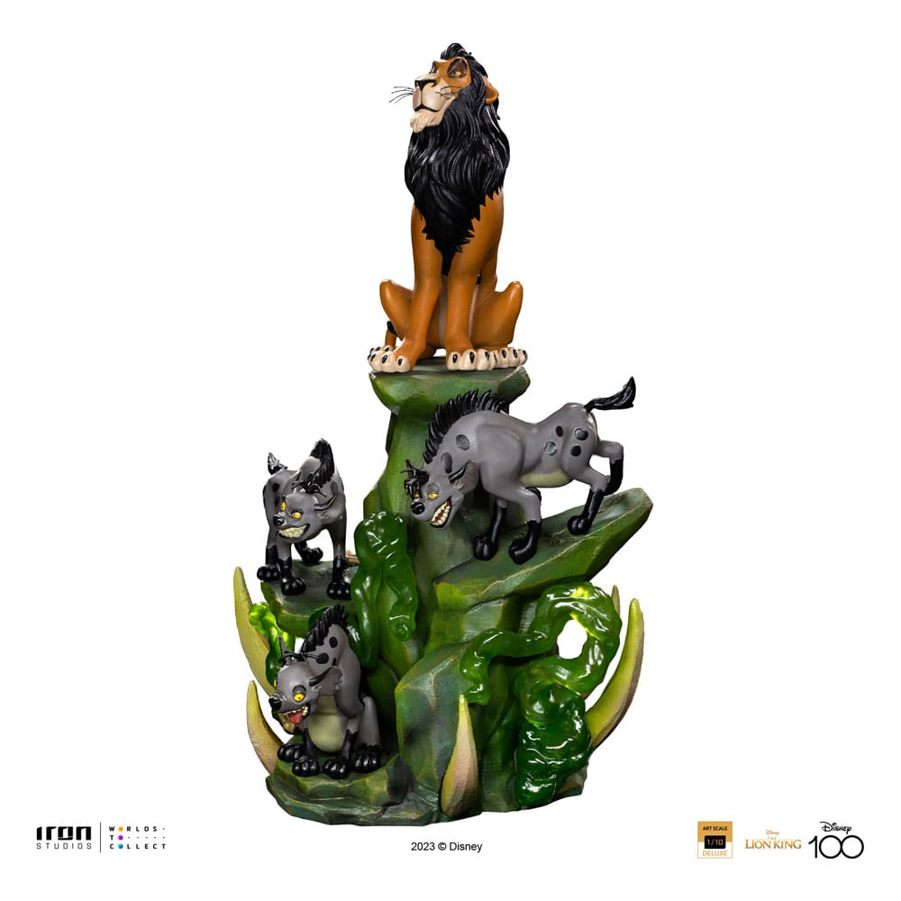 The Lion King Art Scale Deluxe Statue 1/10 Scar Deluxe 31 cm by LAB7 Malta, Europe
