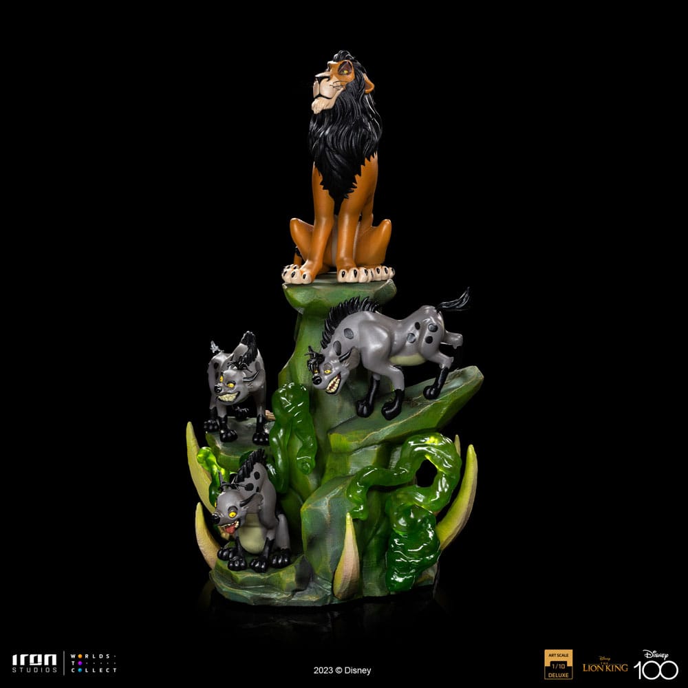 The Lion King Art Scale Deluxe Statue 1/10 Scar Deluxe 31 cm by LAB7 Malta, Europe