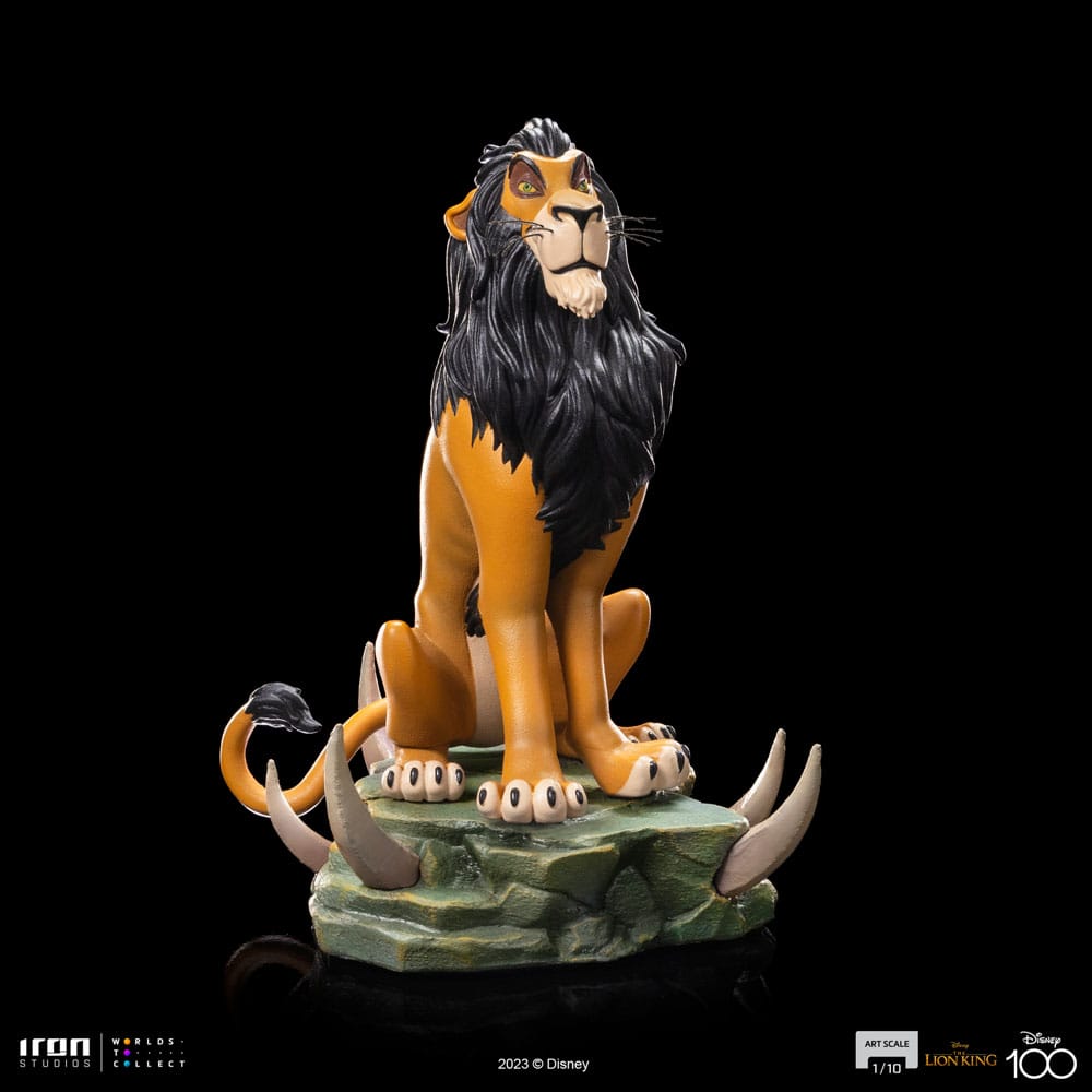 The Lion King Art Scale Statue 1/10 Scar Regular 16 cm by LAB7 Malta, Europe
