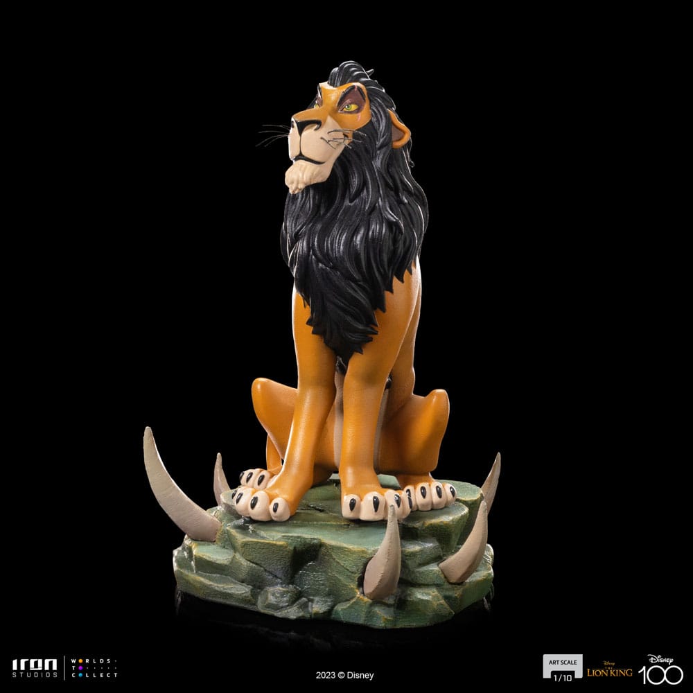 The Lion King Art Scale Statue 1/10 Scar Regular 16 cm by LAB7 Malta, Europe