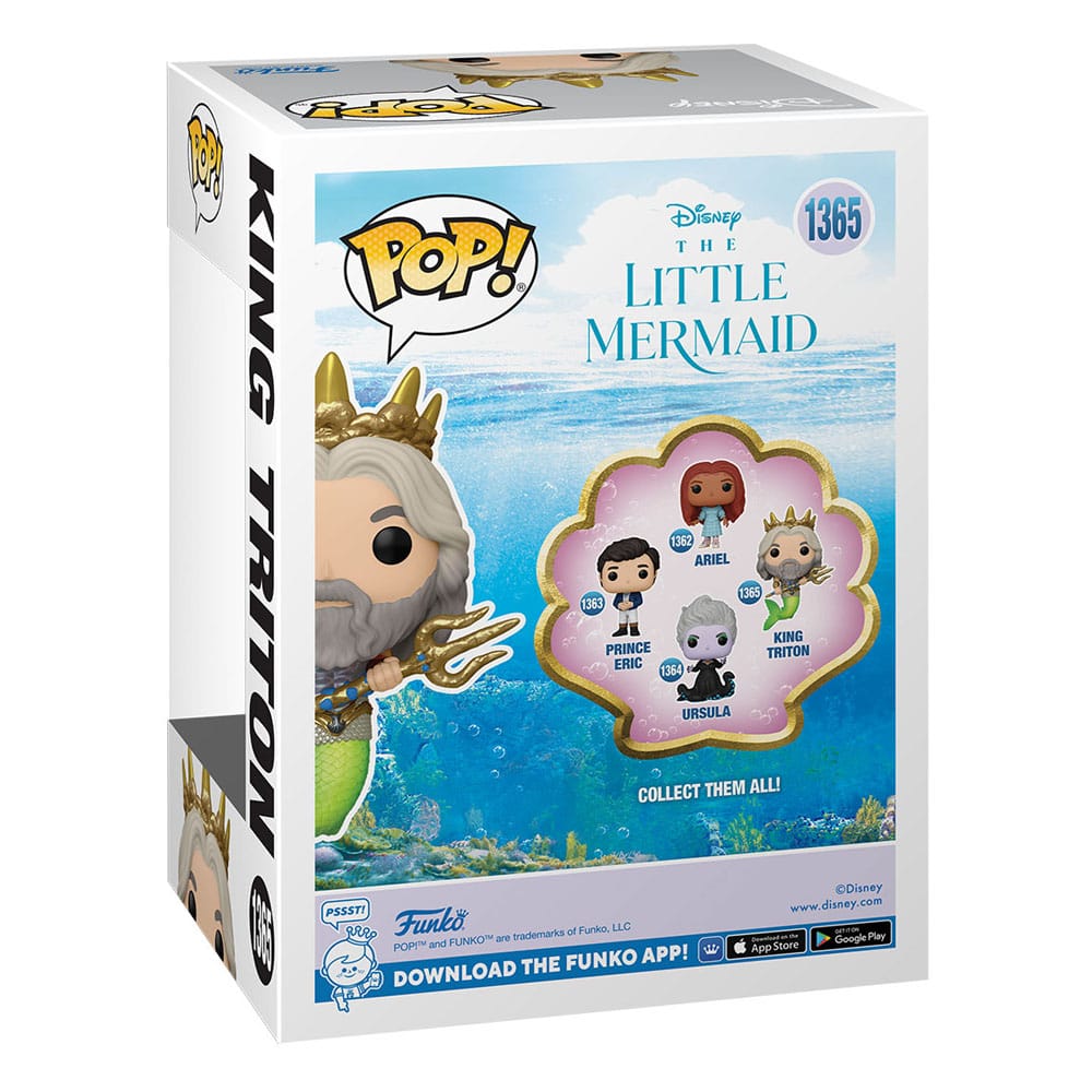 The Little Mermaid POP! Disney Vinyl Figure King Triton 9 cm by LAB7 Malta, Europe