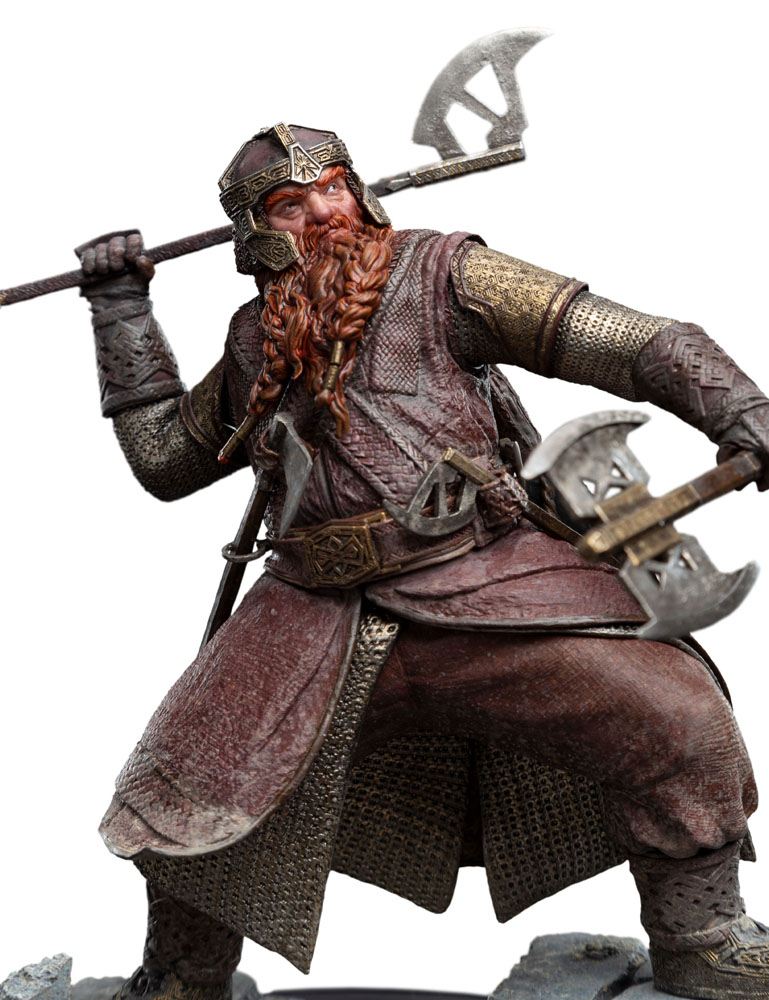 The Lord of the Rings Figures of Fandom PVC Statue Gimli 19 cm by LAB7 Malta, Europe