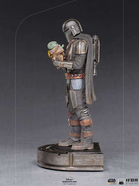 The Mandalorian Art Scale Statue 1/10 Mandalorian & Grogu 22 cm by LAB7 Malta, Europe