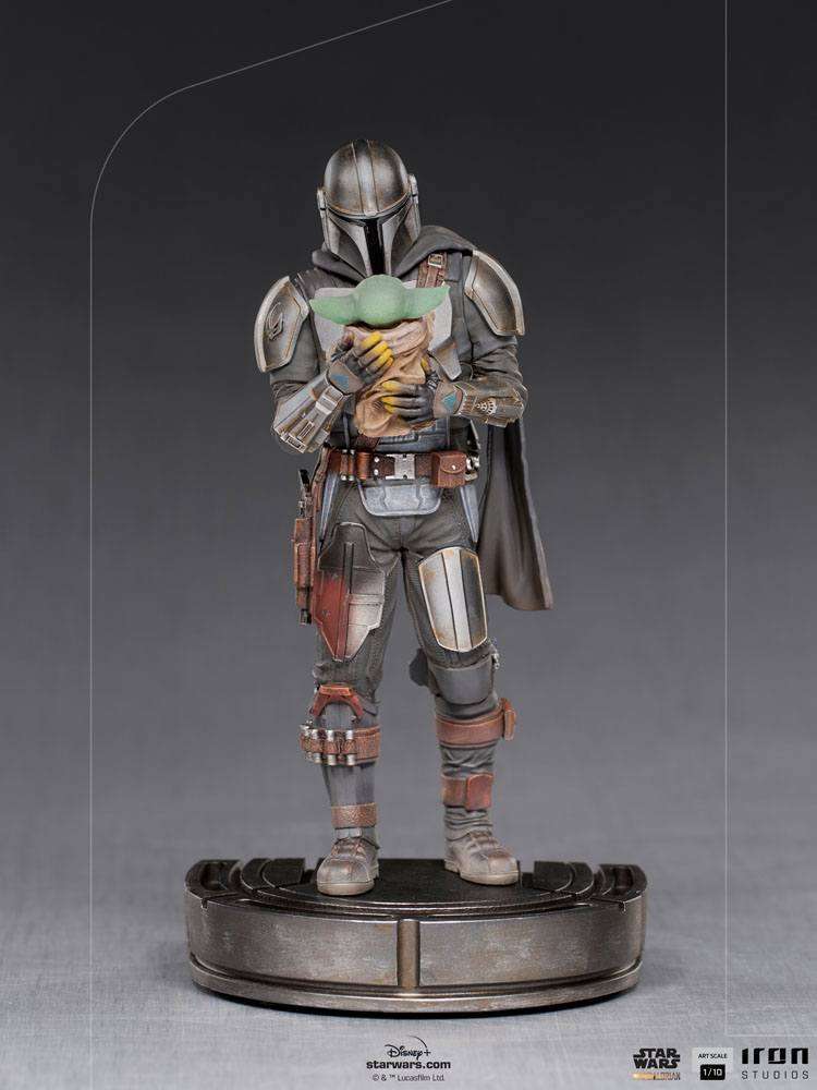 The Mandalorian Art Scale Statue 1/10 Mandalorian & Grogu 22 cm by LAB7 Malta, Europe